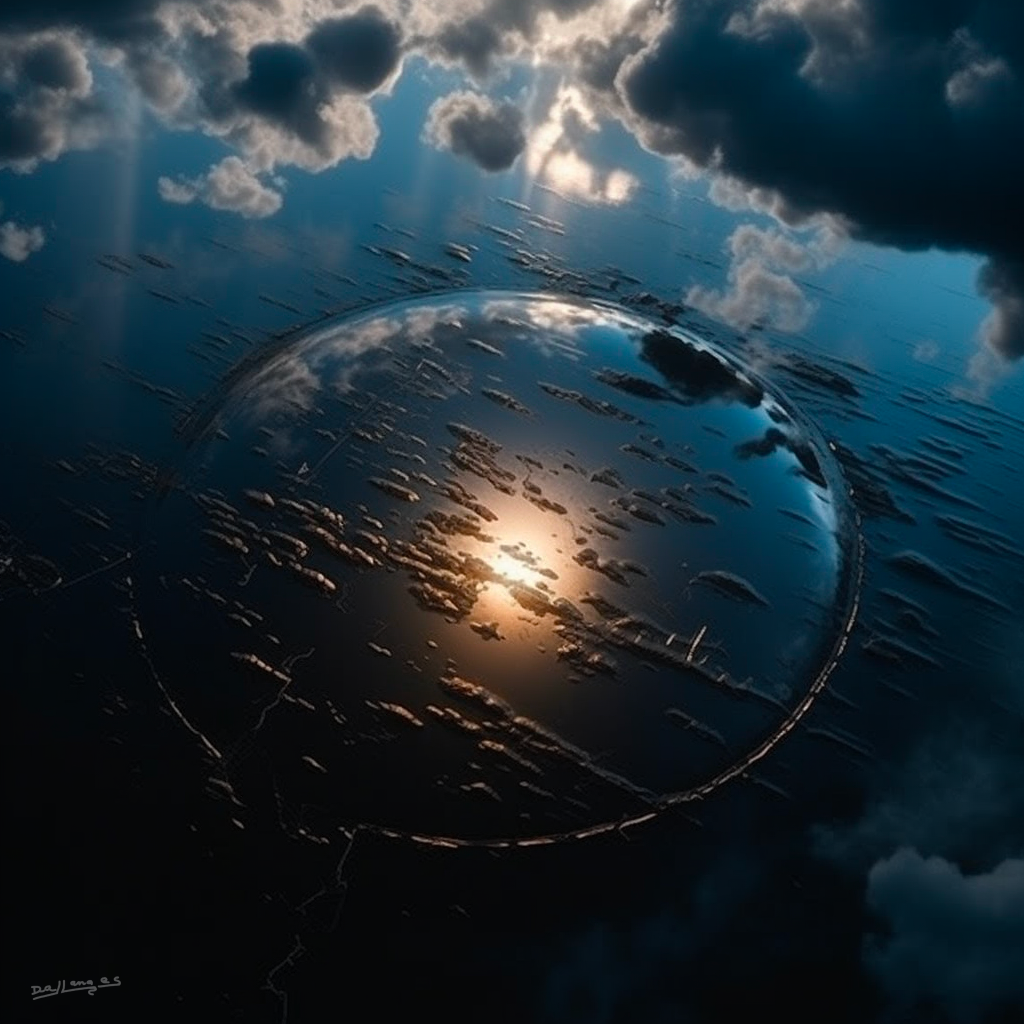 contemporary-photography-The-Bermuda-Circle amazing sea aerial view