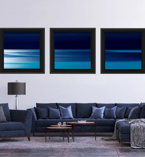 Horizon Purity Tryptich - Dallanges Contemporary Art