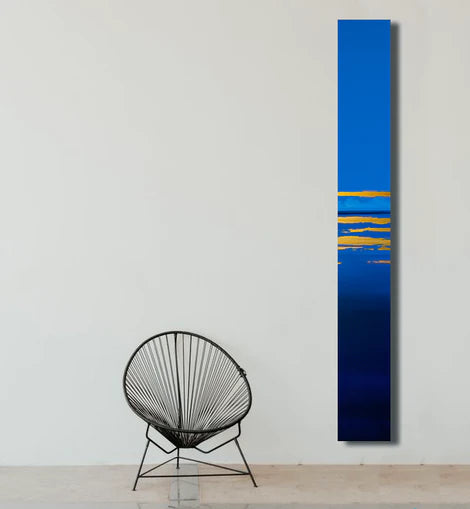 dallanges_gallerie_totems_rectangles art contemporary vertical wall art happiness blue