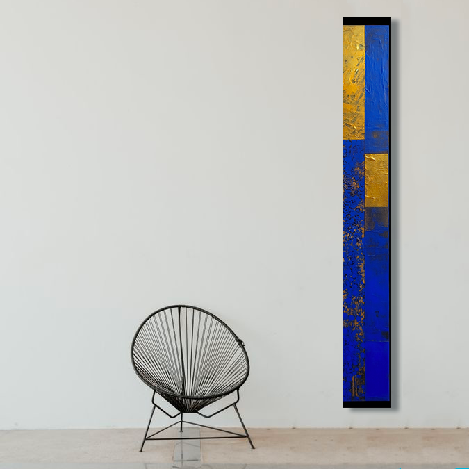 Art Deco Elegance Totem 3 - Dallanges Contemporary Art