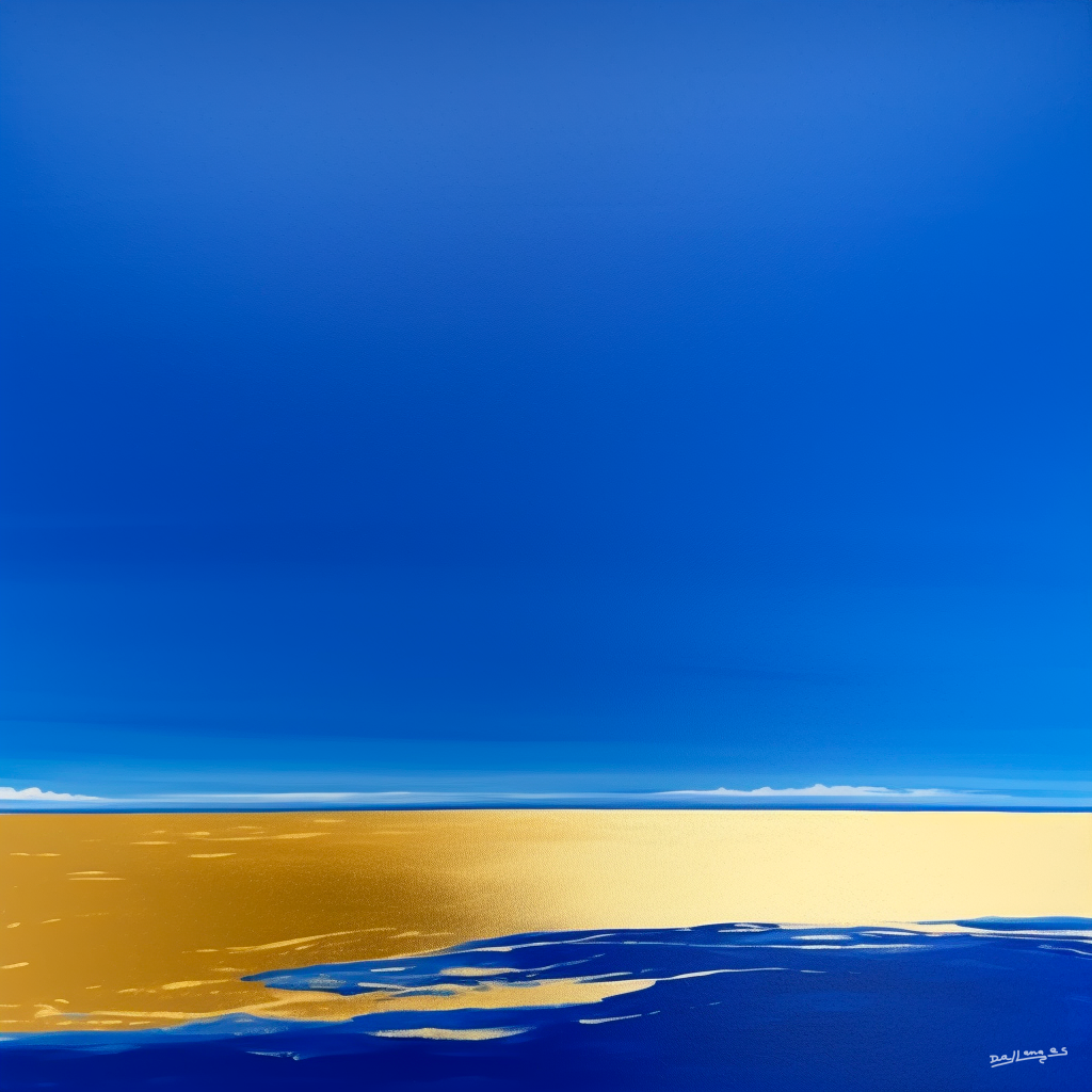 Golden Seas 05 - Dallanges Contemporary Art