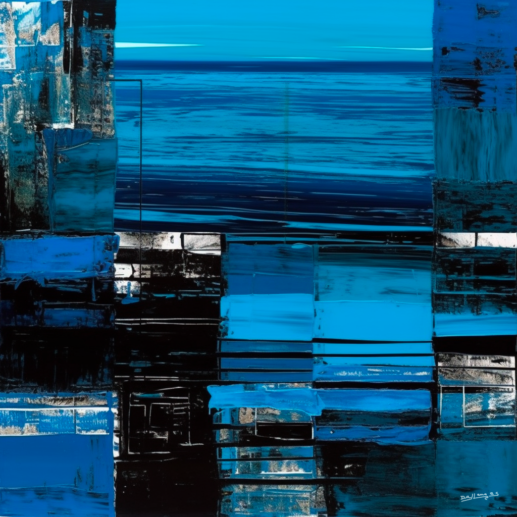 Sea Contemplation - Dallanges Contemporary Art